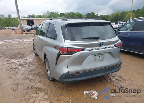 2022 Toyota Sienna Xle из США, поврежденный, VIN 5TDYSKFC0NS049827